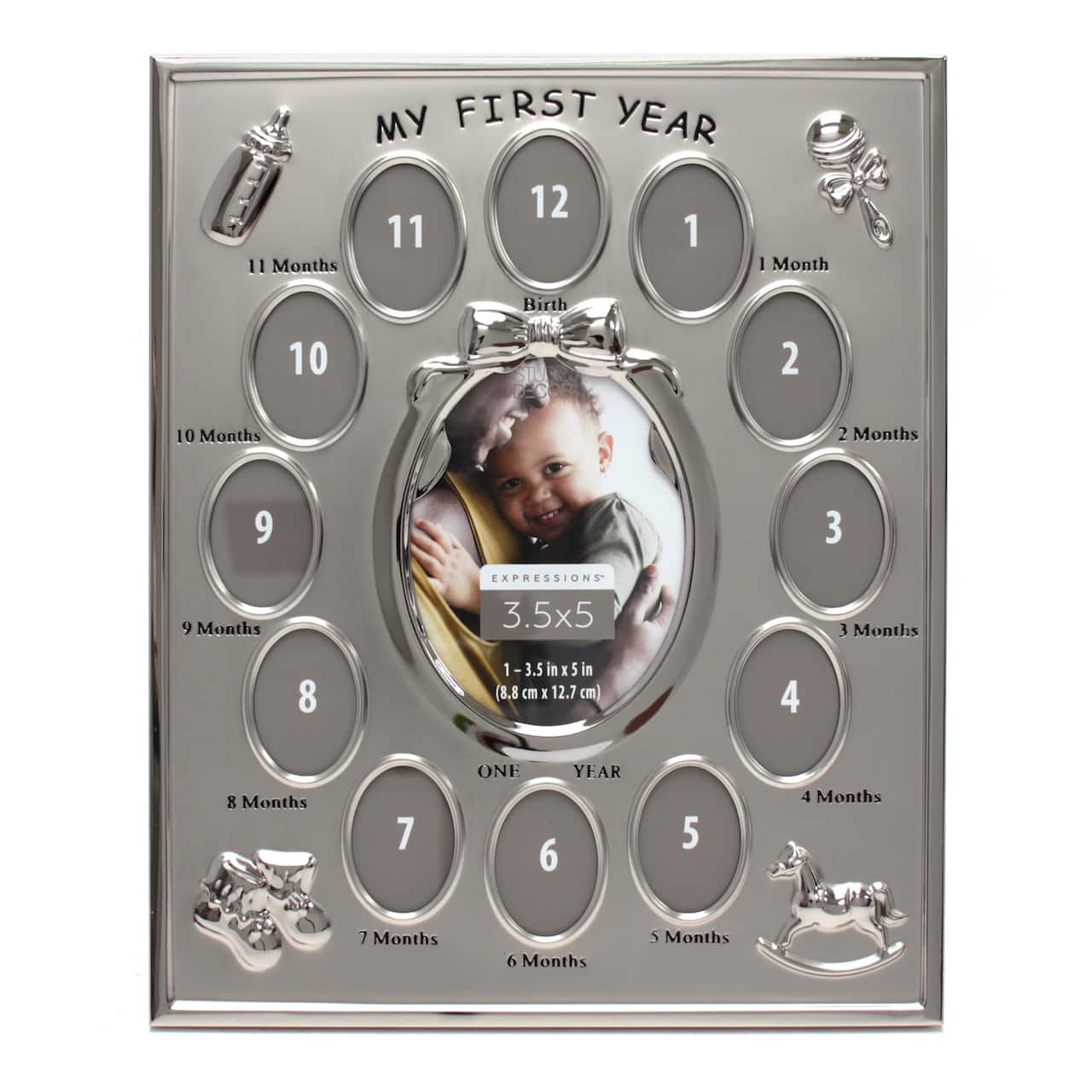 12 Pack: Baby 'My First Year' Collage Frame, Expressions™ By Studio Décor®
